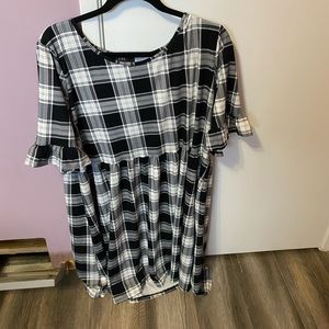 Plaid dress- size 2x